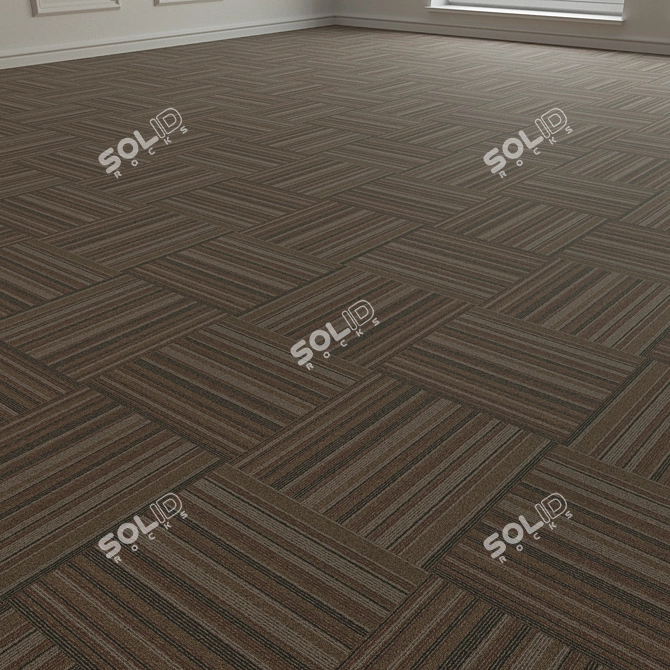 Tessera Barcode Carpet Tiles 3D model image 2