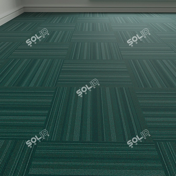 Forbo TesseraBarcode 310 Carpet Tiles 3D model image 1