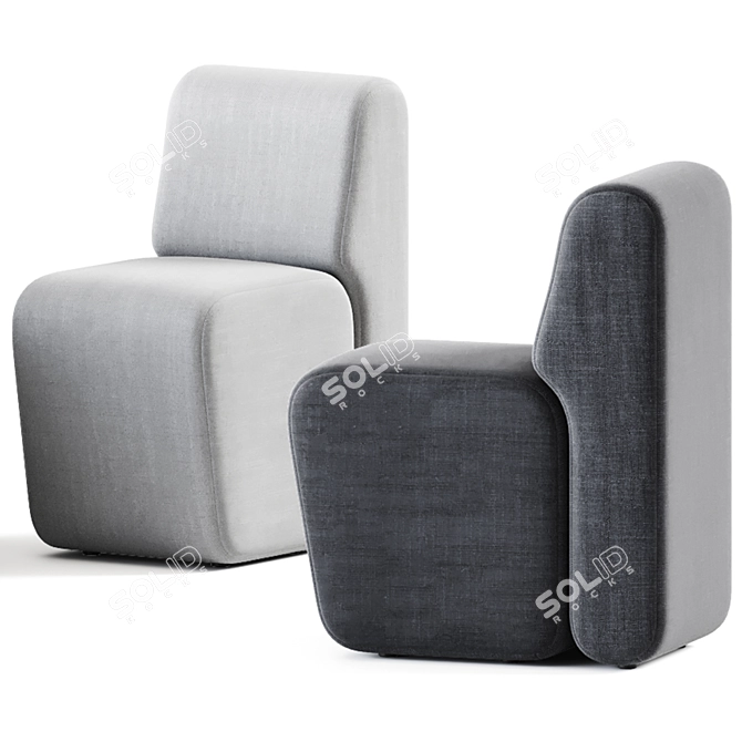 Modular Flex Seating by Bobby 3D model image 3