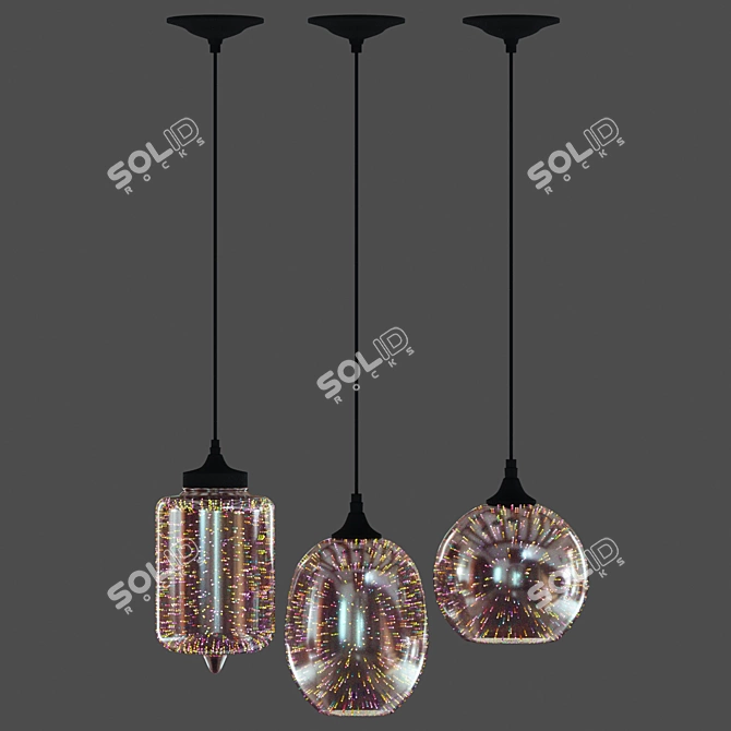 Arte Lamps MIRAGGIO Pendant Lights 3D model image 4