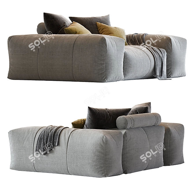 Saba N_5 Pixel: Versatile 2013 3D Sofa 3D model image 2
