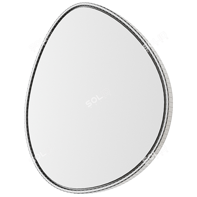 Reflex Mirror Frame - Sleek and Versatile 3D model image 4