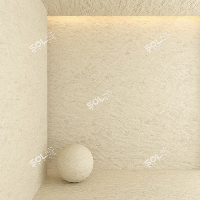 Premium Decorative Plaster for High-Quality Rendering 3D model image 1