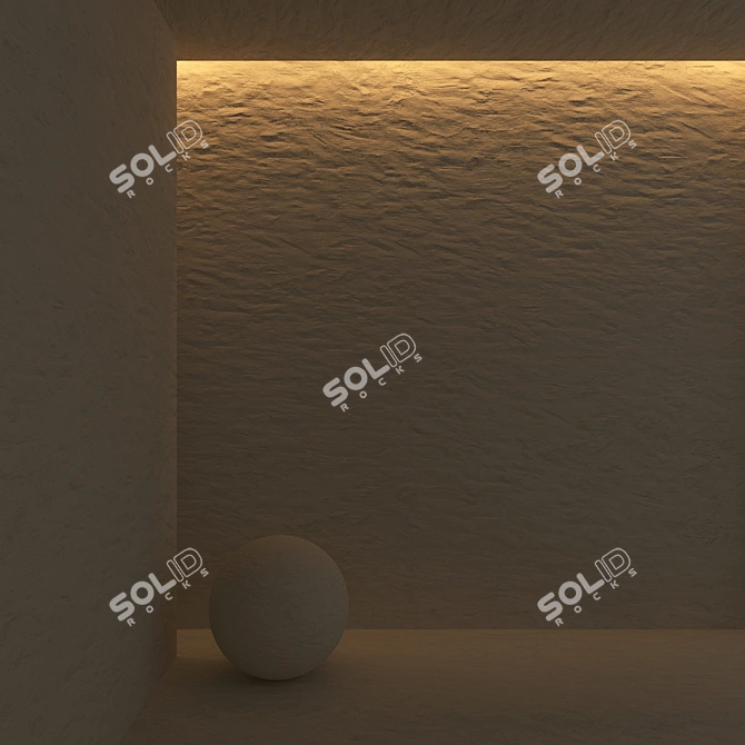 Premium Decorative Plaster for High-Quality Rendering 3D model image 2