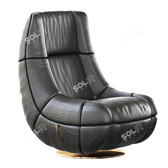 Cozy De Sede Armchair Collection 3D model image 1