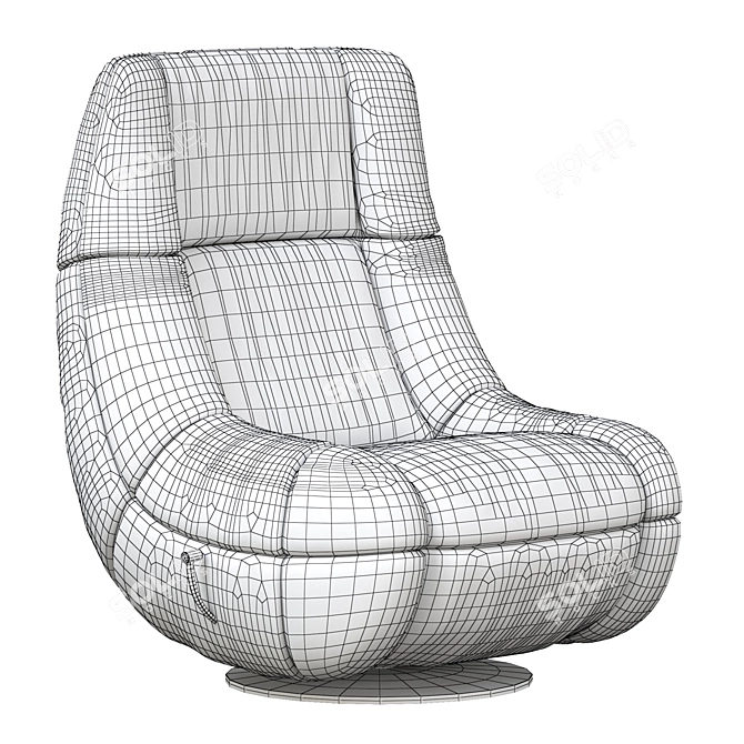 Cozy De Sede Armchair Collection 3D model image 6