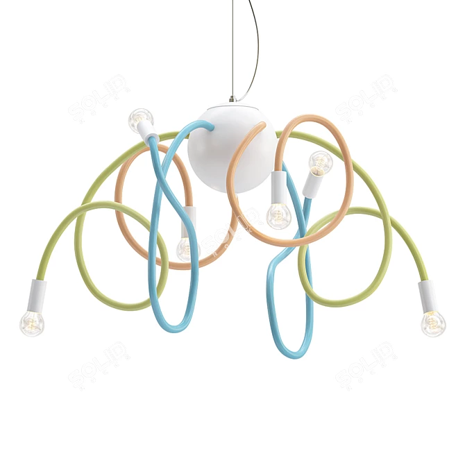 Colorful Lighting: Ideal Lux MULTIFLEX 3D model image 1