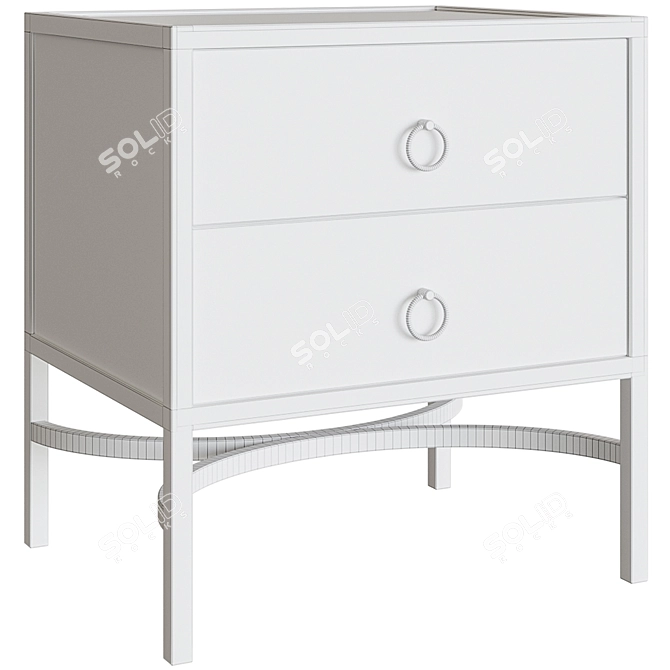 Fairmont Park Beraun Bedside Table 3D model image 4