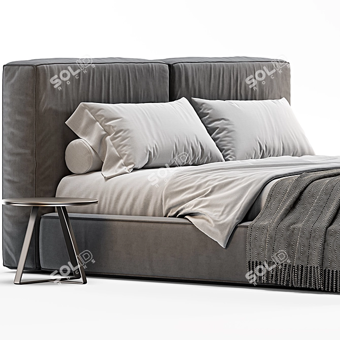 Flou MyPlace Bed: Modern and Stylish Design 3D model image 2