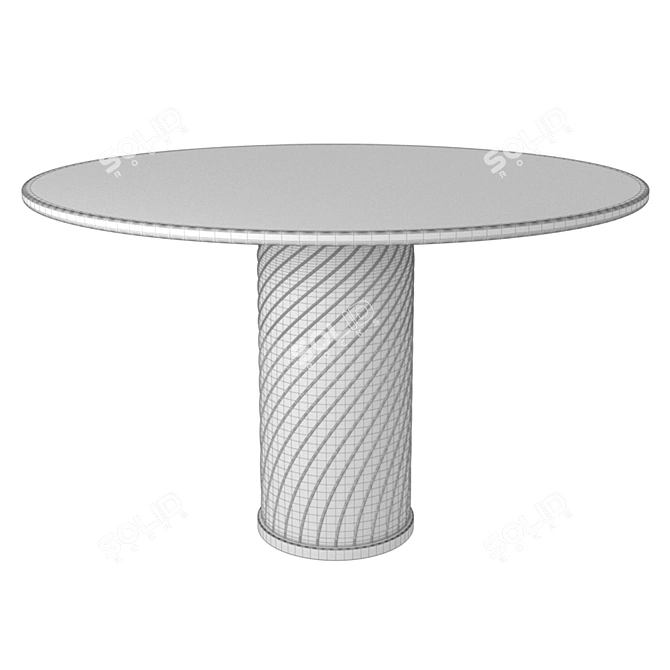 Elegant Monceau Table by BILTGEN 3D model image 2