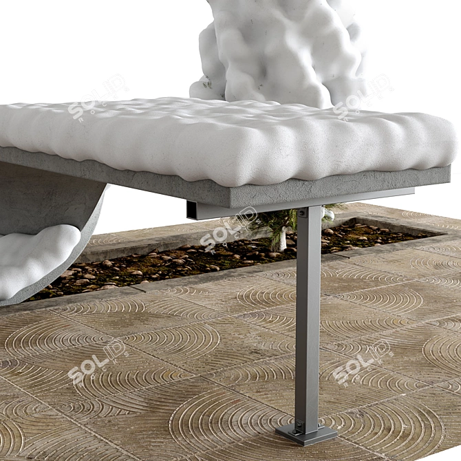 Modern Urban Furniture Set 3D model image 3