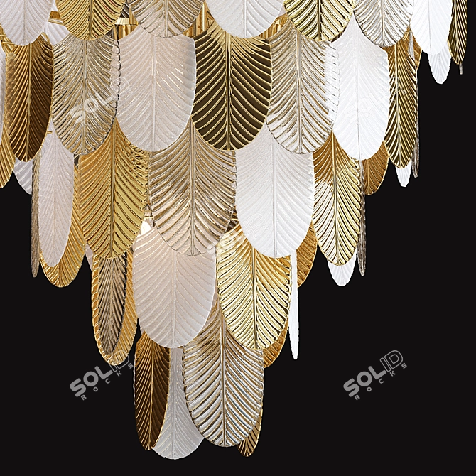 Elegant Laima Chandelier 80cm 3D model image 2