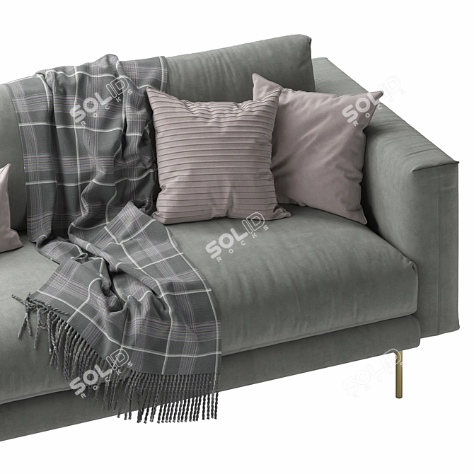 Classic Design Sofa by Calligaris: Rod 3D model image 4