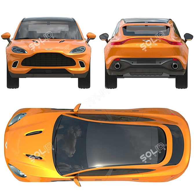 Aston Martin DBX: High Poly Exterior | Detailed Interior 3D model image 2