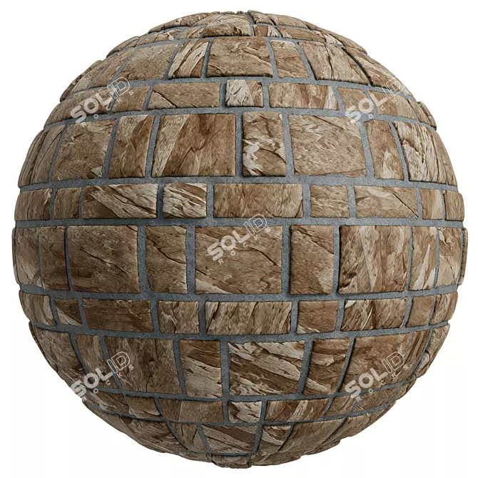 Stone Covering Texture Set | 4K PBR 3D model image 2