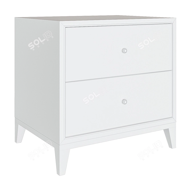 ProHouse: Compact Bedside Table (50x50x40 cm) 3D model image 5