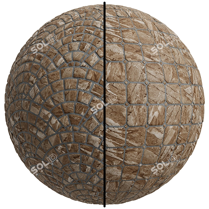Stone Covering Texture Set 3D model image 1