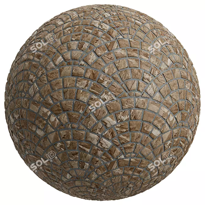 Stone Covering Texture Set 3D model image 2