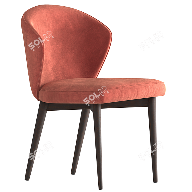 Fargo Chair: Stylish Design, Premier Fabric 3D model image 1