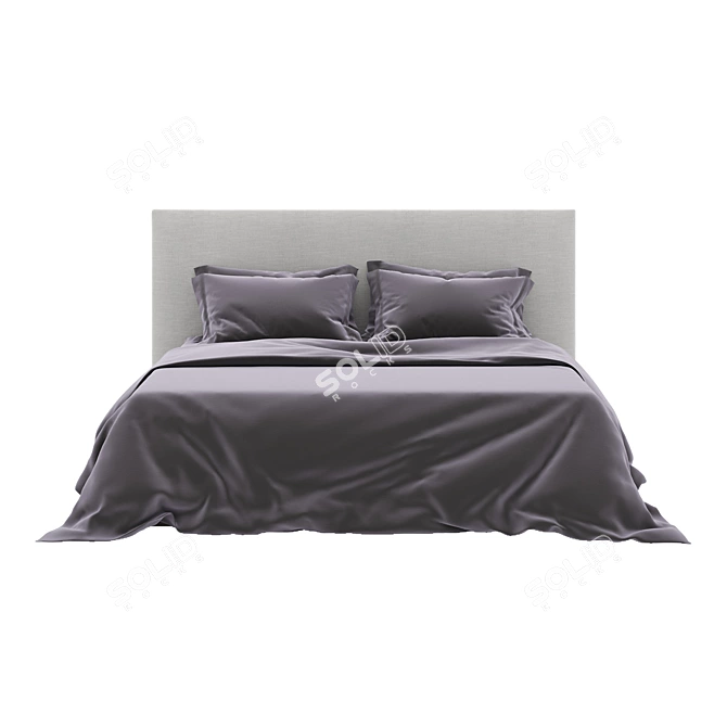 Luxury Bauci Ovidio Bed 3D model image 2