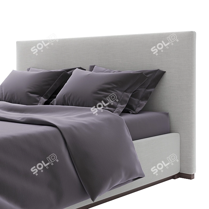 Luxury Bauci Ovidio Bed 3D model image 3