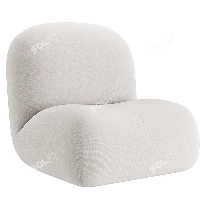 Pukka Modern Lounge Chair 3D model image 6