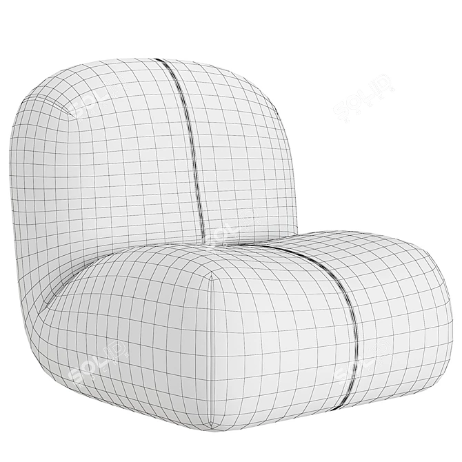 Pukka Modern Lounge Chair 3D model image 9