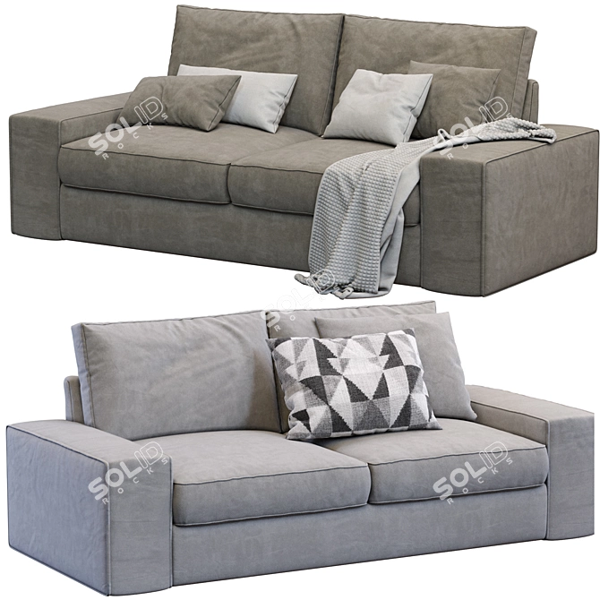 Modern Kivik Sofa: Elegant and Stylish 3D model image 3