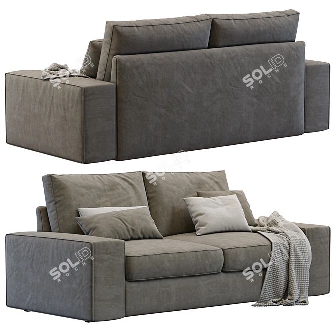 Modern Kivik Sofa: Elegant and Stylish 3D model image 4