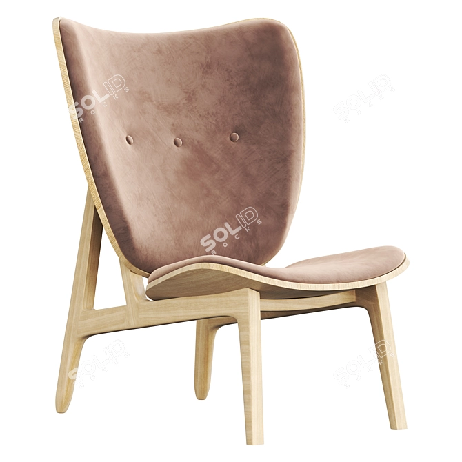 Norr11 Elephant Armchair: Timeless Comfort and Style 3D model image 1