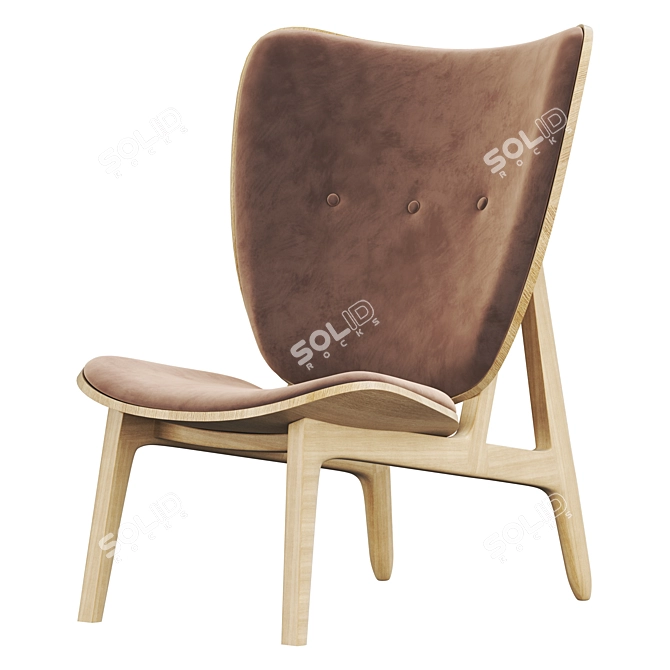 Norr11 Elephant Armchair: Timeless Comfort and Style 3D model image 2