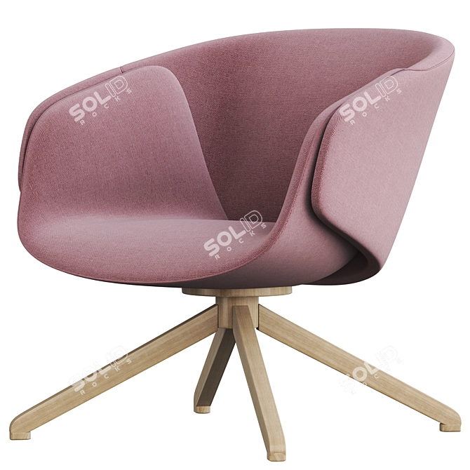 Modern SP01 Anita Armchair - Sleek Design & Luxurious Comfort 3D model image 2