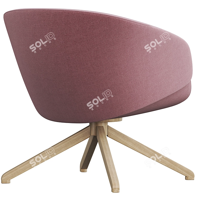 Modern SP01 Anita Armchair - Sleek Design & Luxurious Comfort 3D model image 4