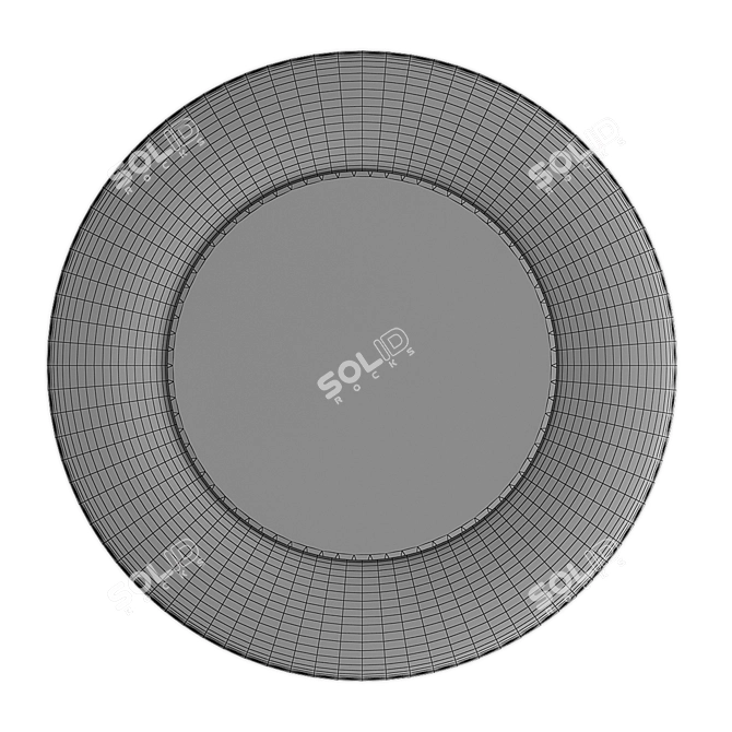 Foliage Round Mirror - 914х914mm 3D model image 2