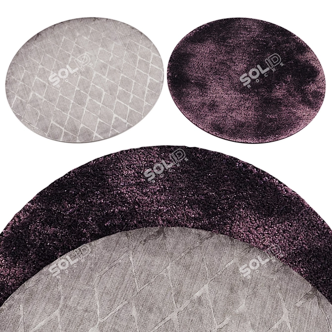 Circular Rugs Collection: 376 Designs 3D model image 1