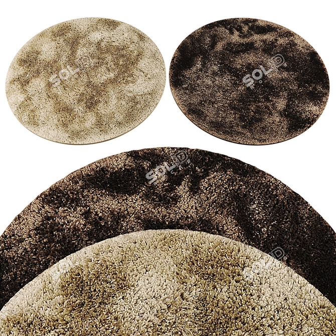 Circular Rugs Collection: 376 Designs 3D model image 2