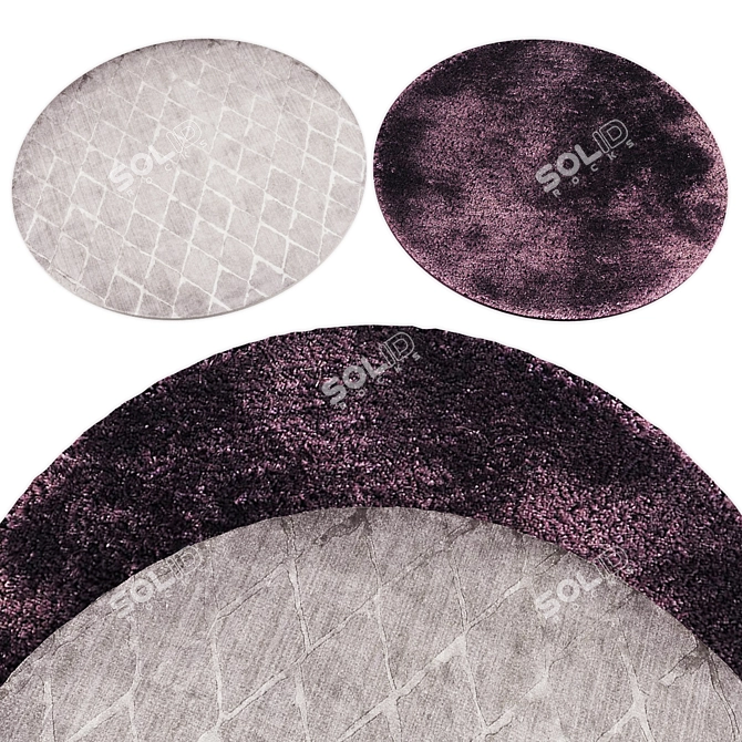 Circular Rugs Collection: 376 Designs 3D model image 5