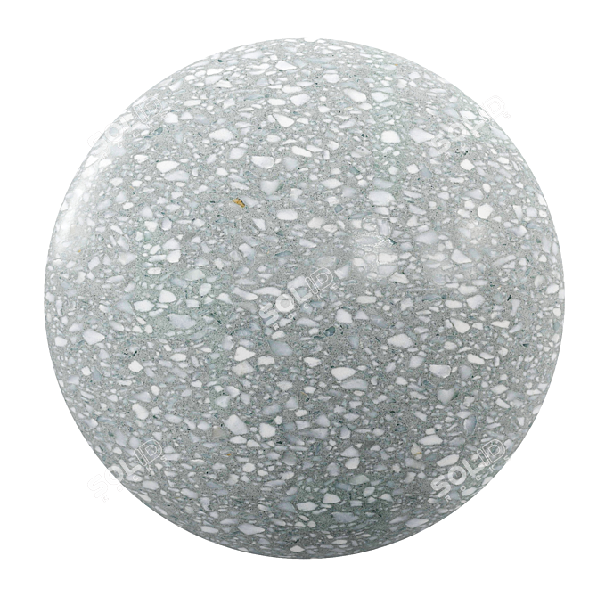 Venetian Terrazzo PBR Material 3D model image 1