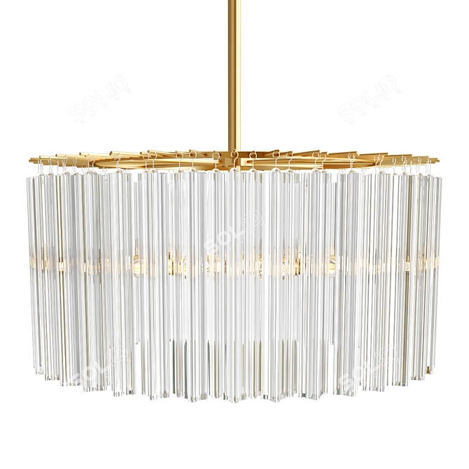 Elegant Nessa Chandelier by Arteriors 3D model image 1