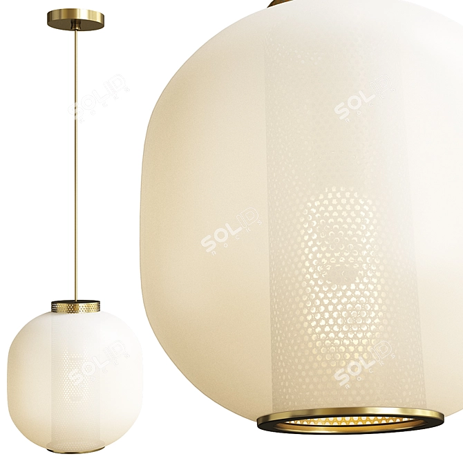 Blossom Pendant Light 3D model image 2