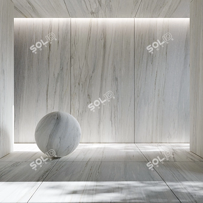 Delicato Cremo Porcelain Tile 3D model image 1