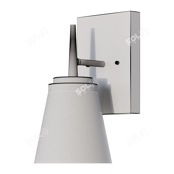 Tapered Spike Wall Sconce 3D model image 2