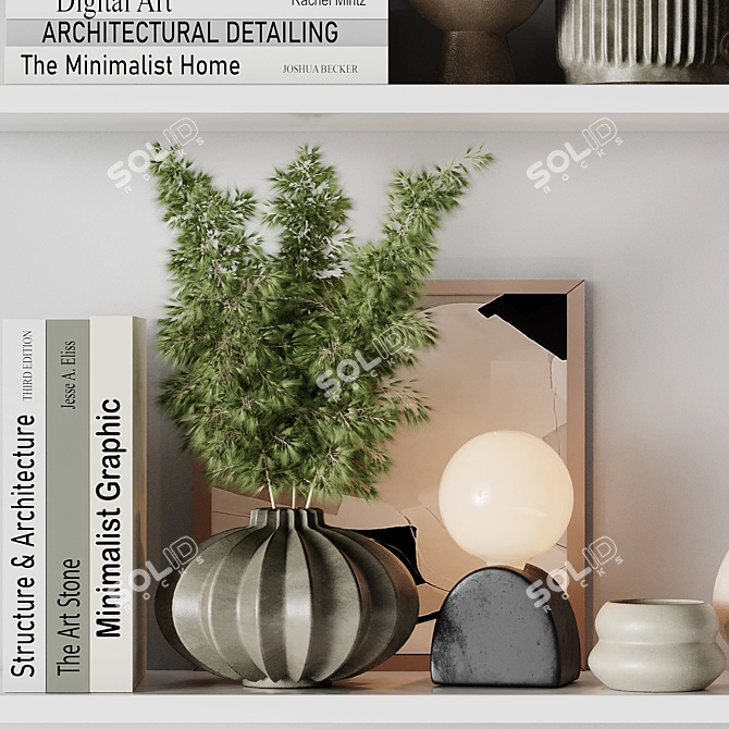 Elegant Decorative Set 3D model image 2