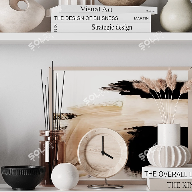 Elegant Decorative Set 3D model image 3