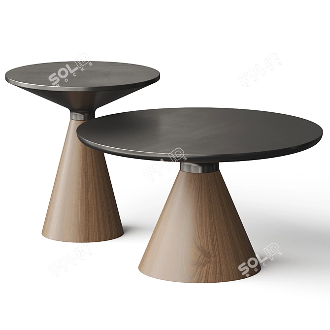 Cosmorelax Vaso Wood Coffee Table 3D model image 1
