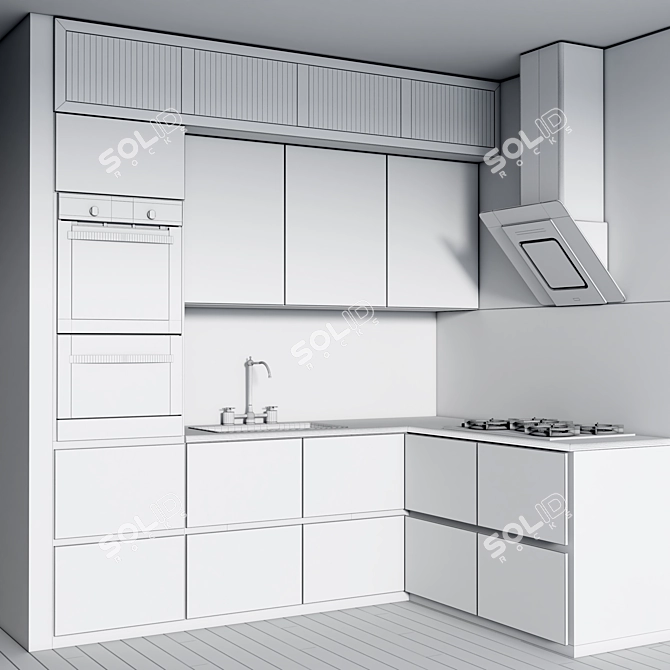 Kitchen_G 2015: Versatile 3D Models 3D model image 5