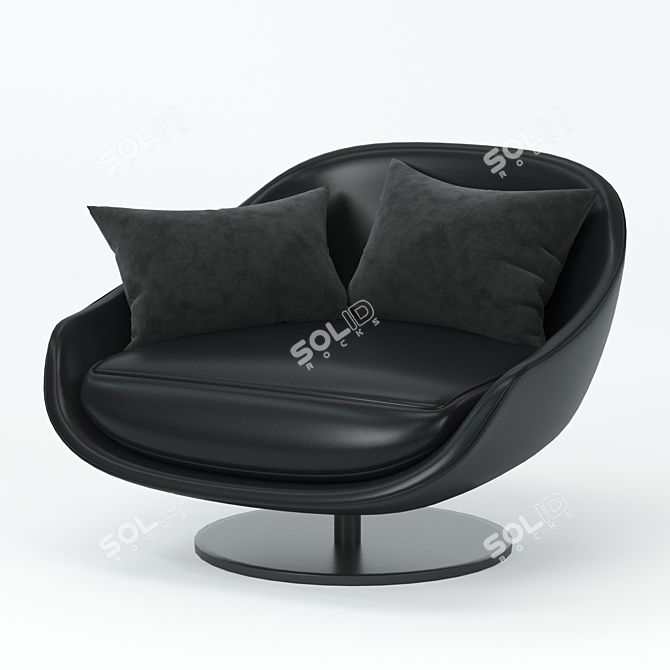 AVI 2017: Stylish V-Ray Chair 3D model image 1