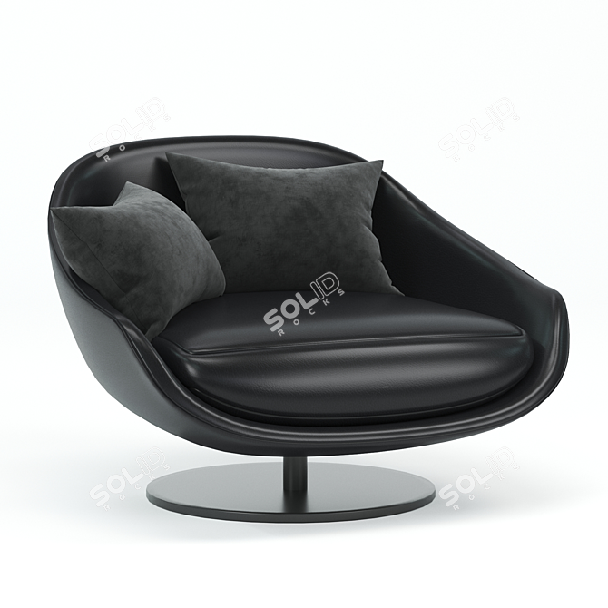 AVI 2017: Stylish V-Ray Chair 3D model image 2