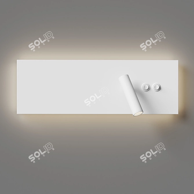 Slim Glow Wall Light by Astro 3D model image 3