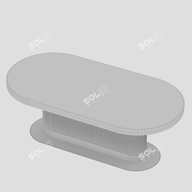 CIPRIANI C321 Dining Table 3D model image 3